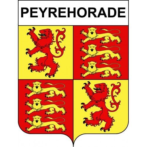 Peyrehorade 40 Ville Sticker Blason Écusson Autocollant Adhésif - Taille : 12 Cm
