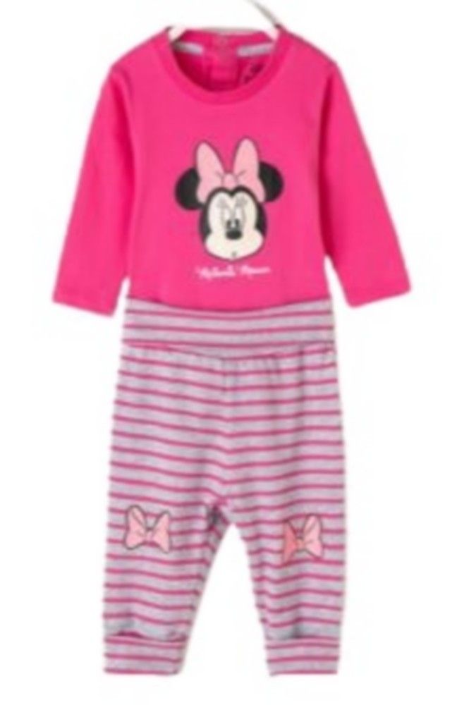 Ensemble 2 Pieces En Coton Bebe Disney Fille Minnie 3 6 Mois Rakuten