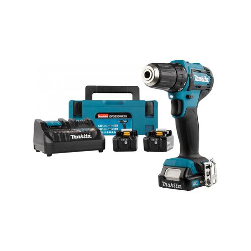 Perceuse visseuse 12 V CXT Li-Ion 2 Ah Ø 10 mm (3 batteries) MAKITA - DF333DNX10