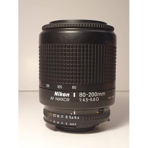 Nikon AF Nikkor 80-200mm F/4.5-5.6 D - monture Nikon F - 80mm 200 4,5 5,6