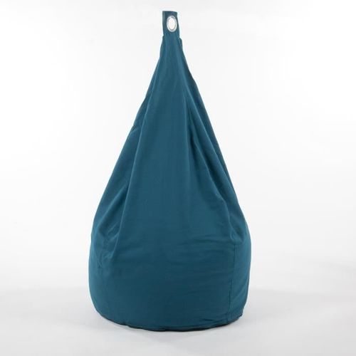 Poire Flo Coton Bleu Canard - D 75 X H 110 Cm