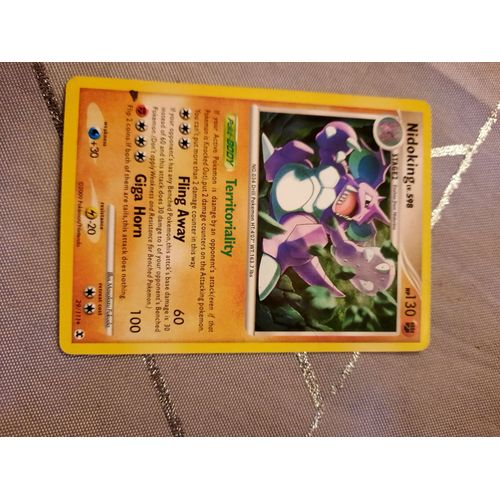 Nidoking 29/111 Erreur Sur Le Lv 598 Au Lieu De 59