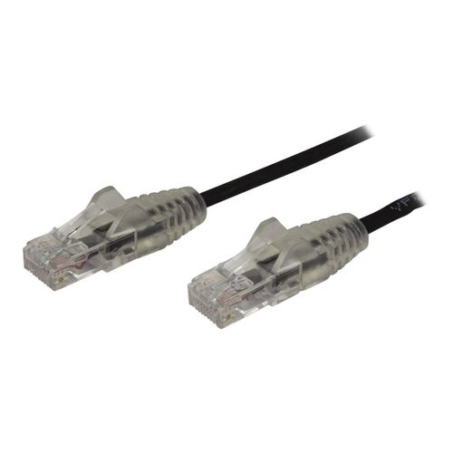 StarTech.com Câble réseau Ethernet RJ45 Cat6 de 1,5 m - Cordon de brassage mince Cat 6 UTP sans crochet - Fil Gigabit noir (N6PAT150CMBKS) - Cordon de raccordement - RJ-45 (M) pour RJ-45 (M) -...