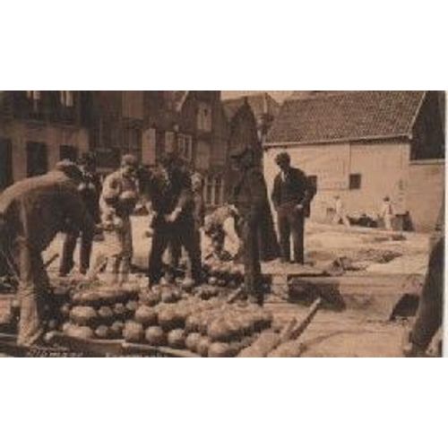 Cpa Début Xx Eme Siecle Alkmaar - Pays Bas -  Theme Marches -Marche Aux Fromages