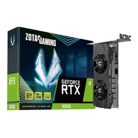 ZOTAC GAMING GeForce RTX 3050 6GB LP - Carte graphique - GF RTX 3050 - 6 Go GDDR6 - PCIe 4.0 x8 profil bas - DisplayPort, HDMI - boîte