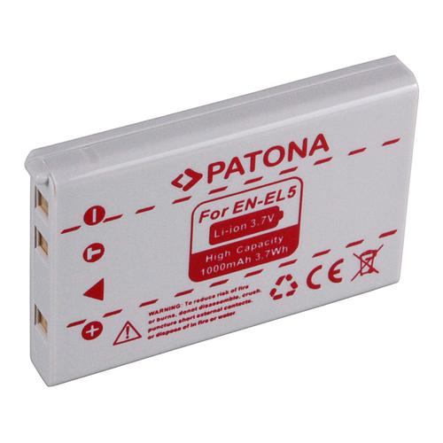 Batterie Li-Ion haut de gamme de marque Patona® pour Nikon Coolpix 7900 - garantie 1 an