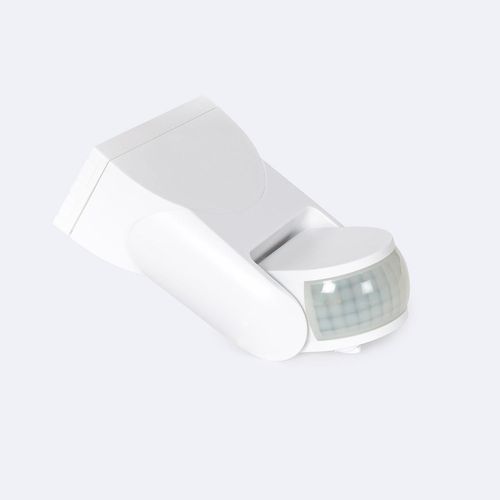 Détecteur de Mouvement PIR 180° Orientable IP65 Blanc