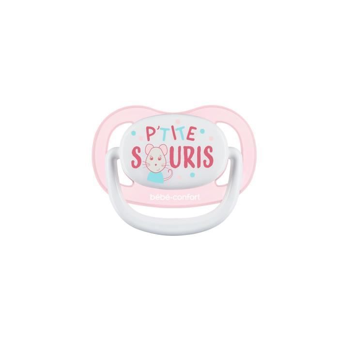 Lot De 2 Sucettes Physiologiques Air Confort 6 18 Mois P Tite Souris Bleu Et Rose Bebe Confort Rakuten