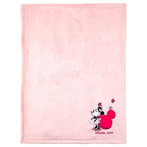 Couverture Bi-Matière 75 X 100 Cm Minnie Confettis - Babycalin