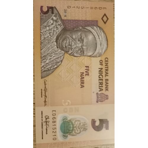 Billet Du Nigeria 5 Naira