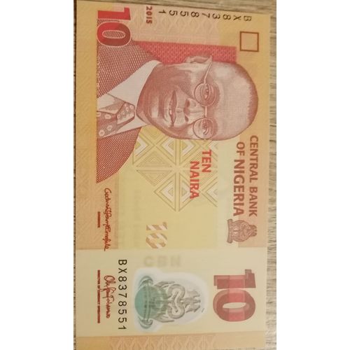 Billet Du Nigeria 10 Naira