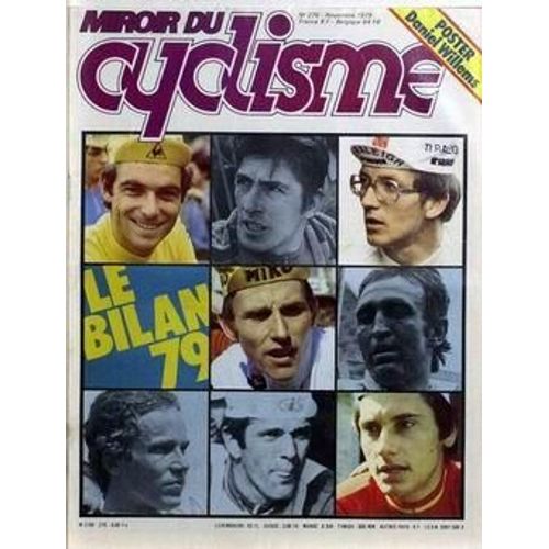 Miroir Du Cyclisme N° 276 Du 01/11/1979 - Le Bilan 1979.