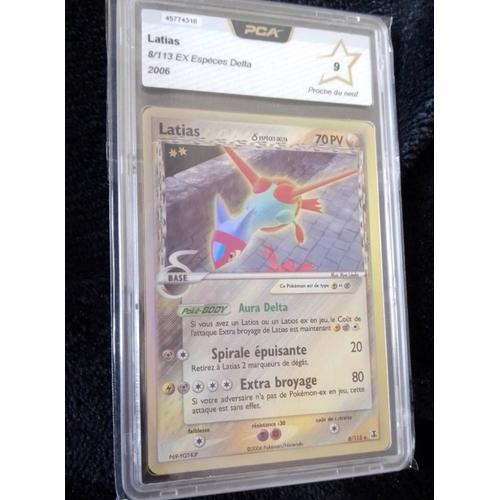 Carte Pokémon Latias Delta 8/113 Espèces Delta Bloc Ex Holo Pca 9