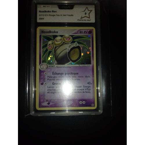 Carte Pokémon Noadkoko Reverse Rouge Feu Vert Feuille Bloc Ex 5/112 Holo Pca 9