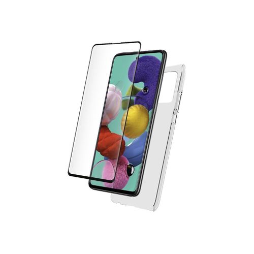 Bigben Connected - Coque De Protection Pour Téléphone Portable - Polyuréthanne Thermoplastique (Tpu) - Transparent - Avec Protecteur D'écran En Verre Trempé - Pour Samsung Galaxy A51