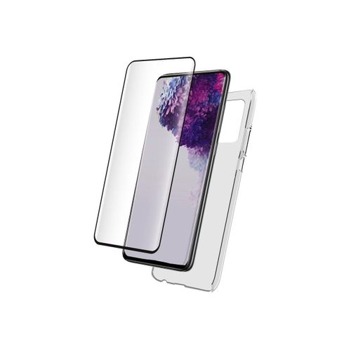 Bigben Connected - Coque De Protection Pour Téléphone Portable - Polyuréthanne Thermoplastique (Tpu) - Transparent - Avec Protecteur D'écran En Verre Trempé - Pour Samsung Galaxy S20, S20 5g