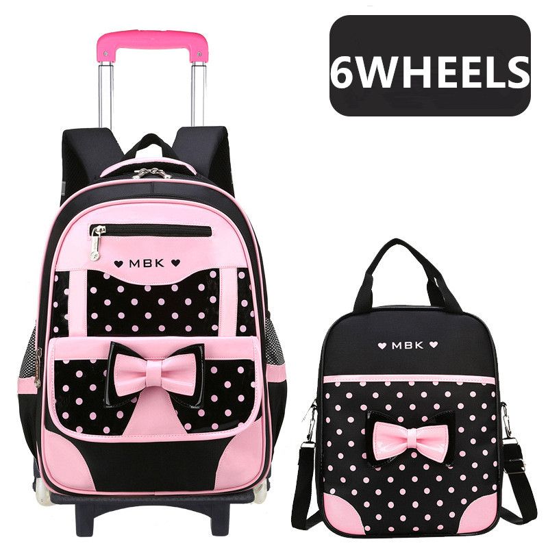 Cartable  Roulettes avec Imprim de Points Coren pour Adol...