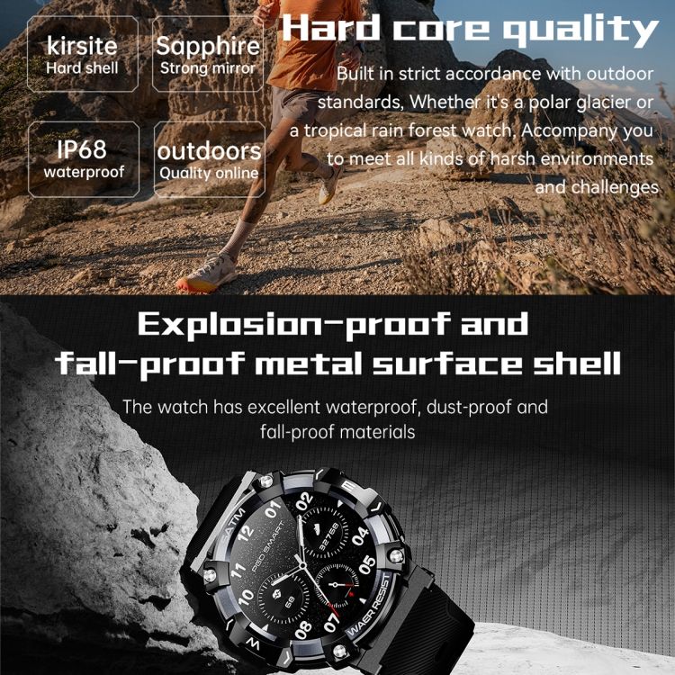 Pg666 Montre Intelligente D'appel Bluetooth  cran Tft De 1... - 5