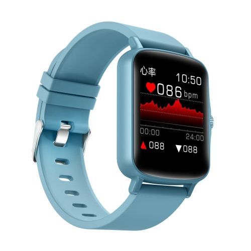 Montre Intelligente Étanche Ip67 À Écran Tactile Hd Ptone De 1,44 Pouces - Bleu
