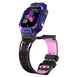 Q19 1,44 Pouce Caméra De Positionnement Rotative À 360 Degrés Smart Étanche Enfants Appelant Montre - Violet