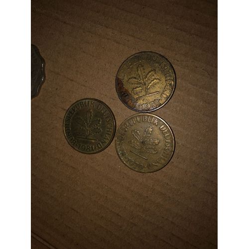 Pièce 10 Pfennig 1970 , 1981 , 1978