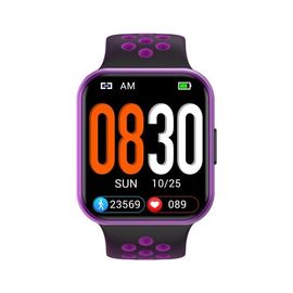 S226 1,72 Pouces Montre De Sport Intelligente Étanche Prise En Charge De La Surveillance De La Fréquence Cardiaque / Surveillance De La Pression Artérielle - Noir Violet