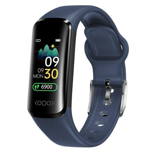 Montre Intelligente À Écran Couleur Tk30 De 0,96 Pouce - Bleu