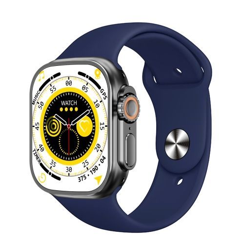 Ws-E9 Ultra 2,2 Pouces Ip67 Bande De Silicone Étanche Montre Intelligente - Bleu