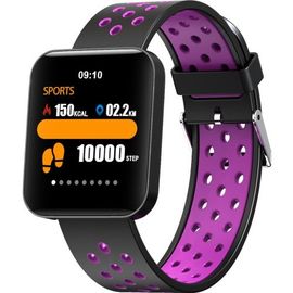 S88 1,54 Pouces Tft Écran Couleur Bracelet Intelligent Ip67 Étanche, Bracelet En Silicone - Violet