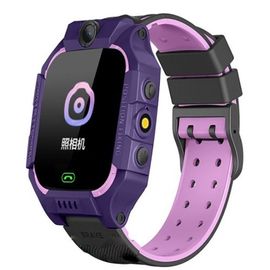 Montre De Téléphone Pour Enfants Z6 Montre D'étudiant À Écran Tactile Complet De Positionnement Intelligent - Violet