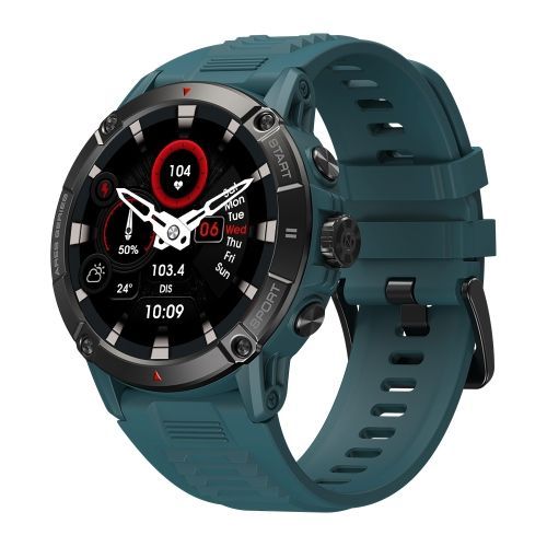 Zeblaze Ares 3 La Montre Intelligente À Écran Ips De 1,52 Pouces Prend En Charge La Surveillance De La Santé / Les Appels Vocaux - Bleu Acier
