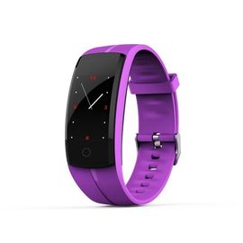 Qs100 0,96 Pouces Tft Écran Couleur Bracelet Intelligent Ip67 Étanche - Violet