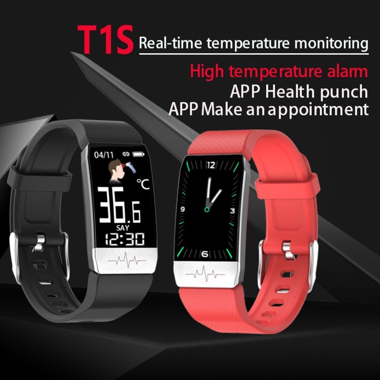 T1s 1,14 Pouce cran Ip67 Bracelet Intelligent tanche - Ble... - 3