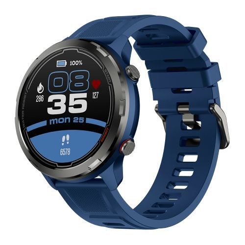 Zeblaze Stratos 2 Lite Écran Ips 1,32 Pouces Montre Intelligente Gps Étanche 5 Atm - Bleu