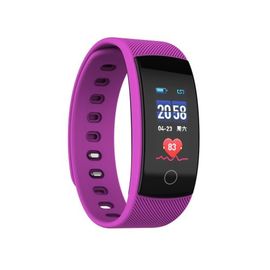 Qs80 Plus 0,96 Pouces Tft Écran Couleur Bracelet Intelligent Ip67 Étanche - Violet