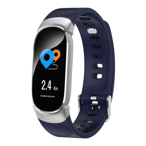 Qw16 0,96 Pouces Écran Couleur Lcd Bracelet Intelligent Ip67 Étanche - Bleu