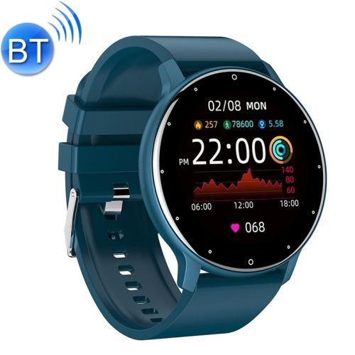 Zl02 Smart Fréquence Cardiaque Pression Artérielle Surveillance De L'oxygène Podomètre Sportif Montre Bluetooth Sans Fil - Bleu