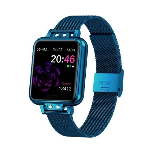 Zl13 1,22 Pouce Écran Couleur Ip67 Montre Intelligente Étanche - Bleu