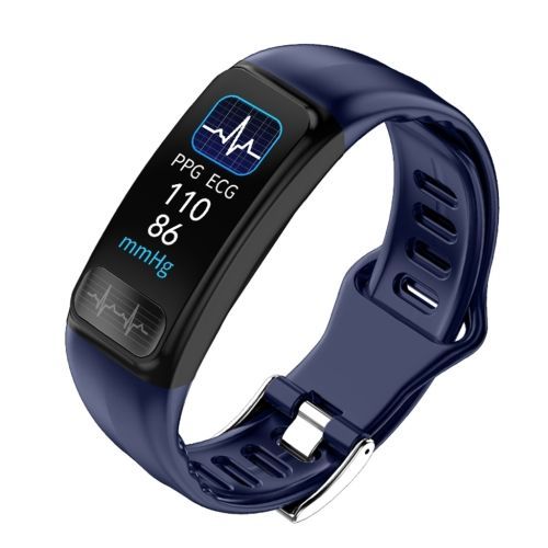 P12 0.96inch Tft Écran Couleur Montre Intelligente Ip67 Étanche - Bleu