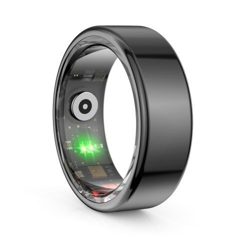 R02 Taille 8 Bague Intelligente - Noir