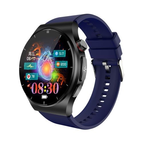 Et340 Montre À Bracelet En Silicone Intelligente À Écran Couleur De 1,46 Pouces - Bleu