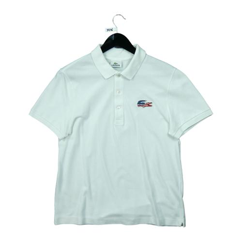 Reconditionne Polo Lacoste Taille L Femme Blanc Rakuten