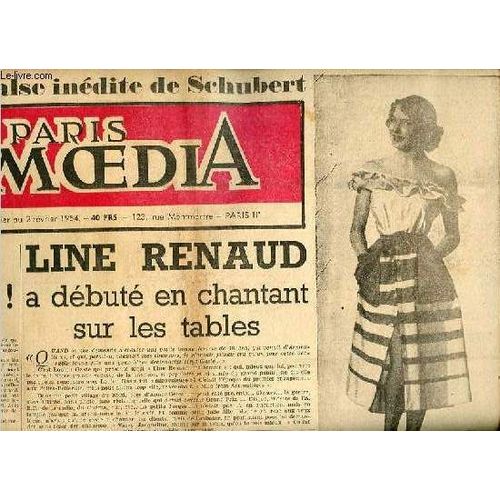 Paris Comoedia N°52 3e Année Du 27 Janv. Au 2 Fév.1954 A Mort Abel Gance ! Par Pierre Laroche - Line Renaud A Débuté En Chantant Sur Les Tables - En Piste Pour Le Gala De L Union - L Exemple Du(...)