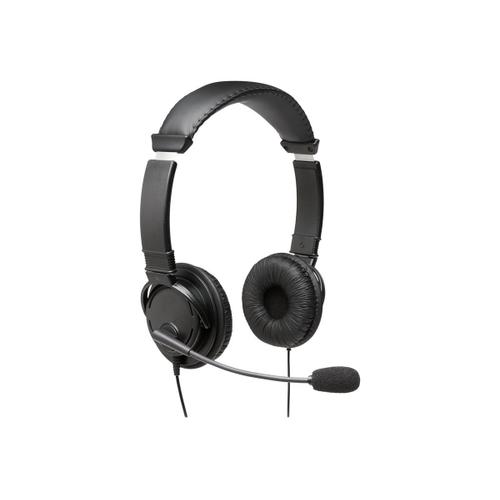 Kensington USB Hi-Fi Headphones with Mic - Micro-casque - sur-oreille - filaire - USB-A - noir