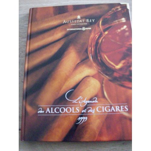 Luxueux Agenda Des Alcools Et Des Cigares 1999