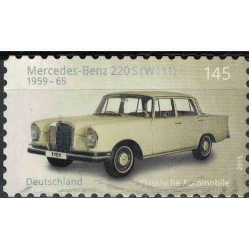 Allemagne 2015 Oblitéré Used Voitures Classiques Mercedes Benz 220 S