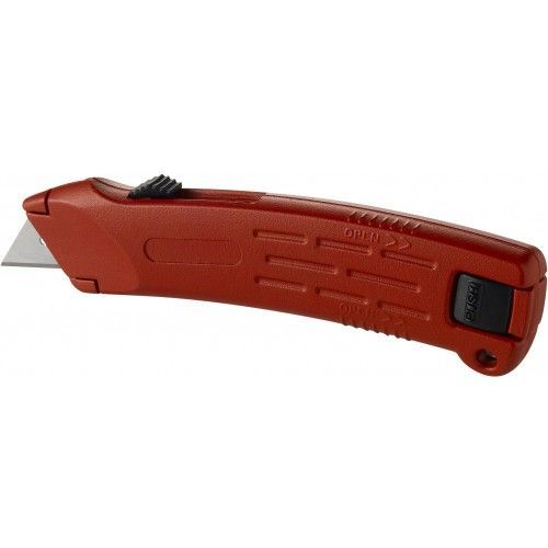 Cutter à lame trapézoïdale rétractable en zamak 378-7 - non sécable SAM OUTILLAGE