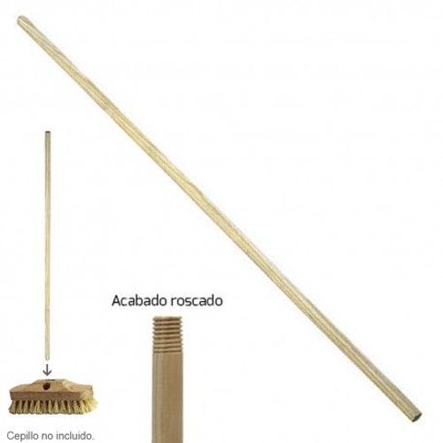 Manche en bois balai gazon 1150 x 22 mm à visser