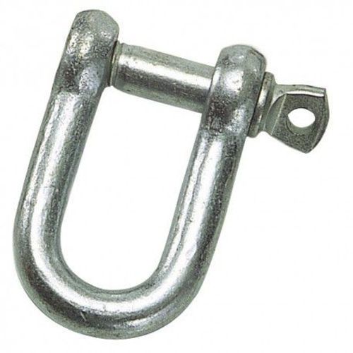 Manille droite galvanisée 12 mm 1/2" usage domestique