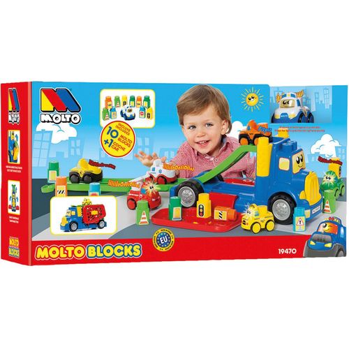 Camion Avec Blocs De Construction Moltó (82 Cm) (10 Blocks)-Moltó